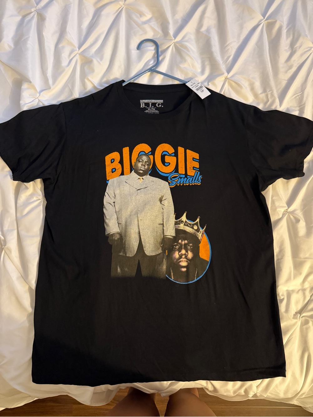 Black Biggie Smalls Graphic Tee - B.I.G. Brand
